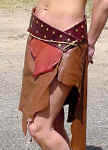Amazon Leather Skirt