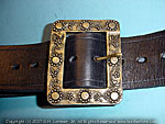 Custom buckle baldric bandolier belt pirate